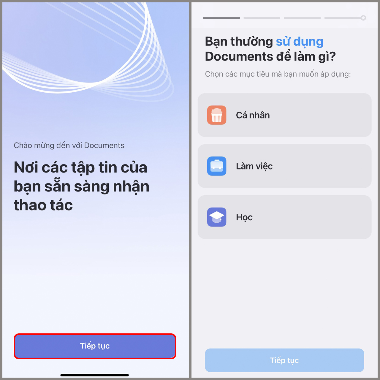Sử dụng Documents để tải file nhạc về iPhone 